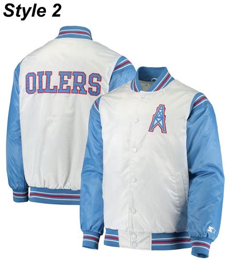 houston oilers replica jacket|houston oilers starter jackets.